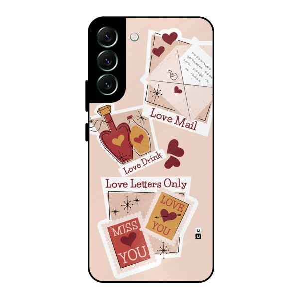 Love Language Metal Back Case for Galaxy S22 Plus 5G