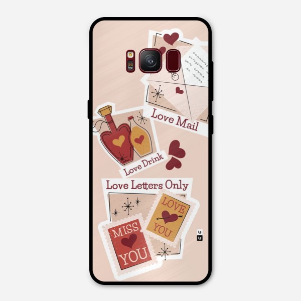 Love Language Metal Back Case for Galaxy S8