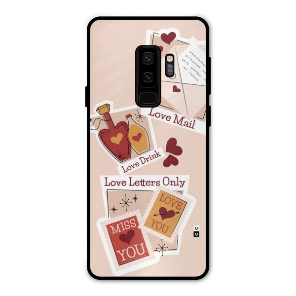 Love Language Metal Back Case for Galaxy S9 Plus