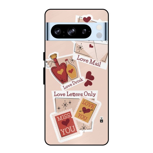 Love Language Metal Back Case for Google Pixel 8 Pro