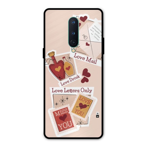 Love Language Metal Back Case for OnePlus 8