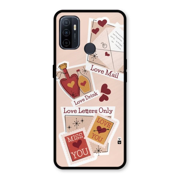 Love Language Metal Back Case for Oppo A53