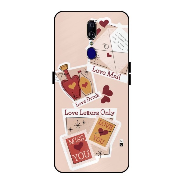 Love Language Metal Back Case for Oppo F11