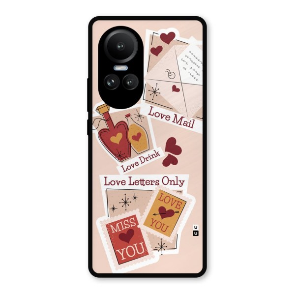 Love Language Metal Back Case for Oppo Reno10 Pro