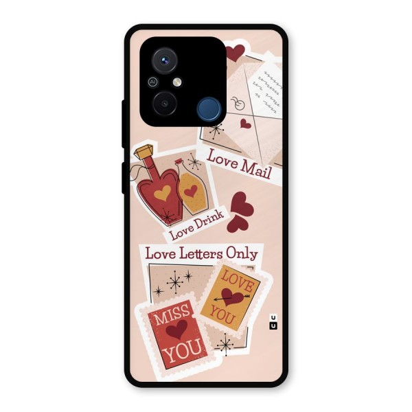 Love Language Metal Back Case for Poco C55