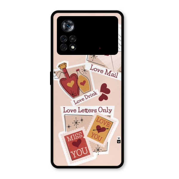 Love Language Metal Back Case for Poco X4 Pro 5G