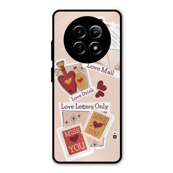 Love Language Metal Back Case for Realme 12x 5G