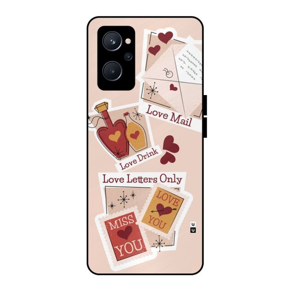 Love Language Metal Back Case for Realme 9i 5G