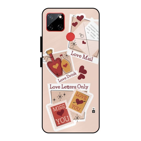 Love Language Metal Back Case for Realme C12