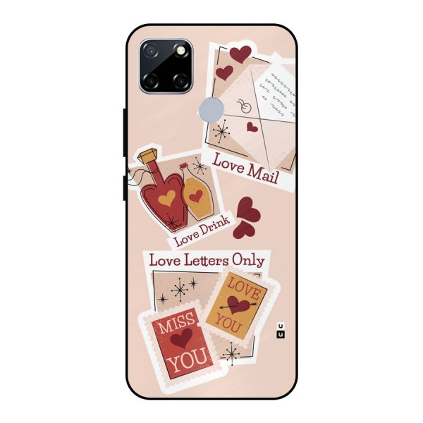 Love Language Metal Back Case for Realme Narzo 20