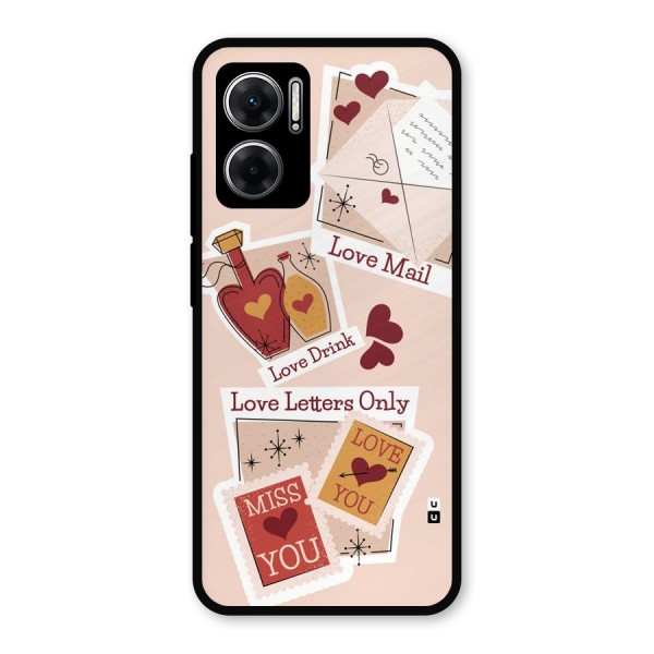 Love Language Metal Back Case for Redmi 11 Prime 5G