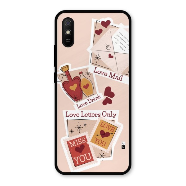 Love Language Metal Back Case for Redmi 9a