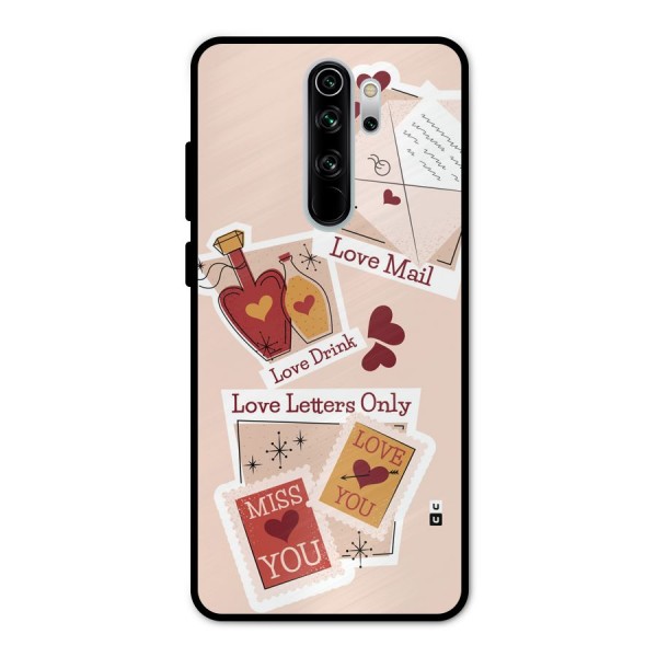 Love Language Metal Back Case for Redmi Note 8 Pro