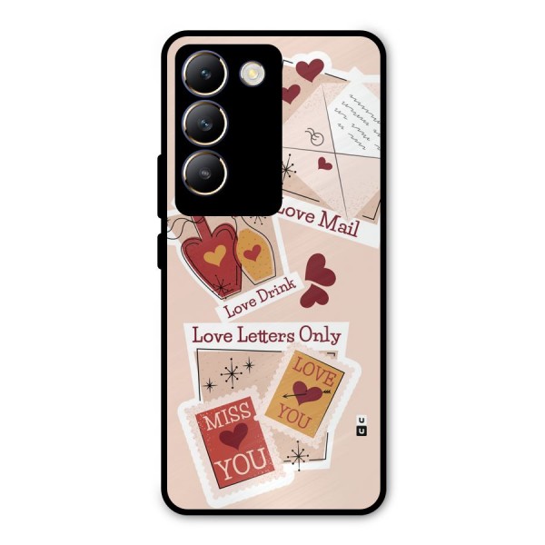 Love Language Metal Back Case for Vivo T3 5G