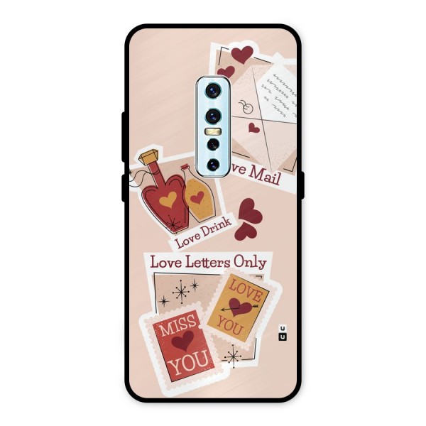 Love Language Metal Back Case for Vivo V17 Pro