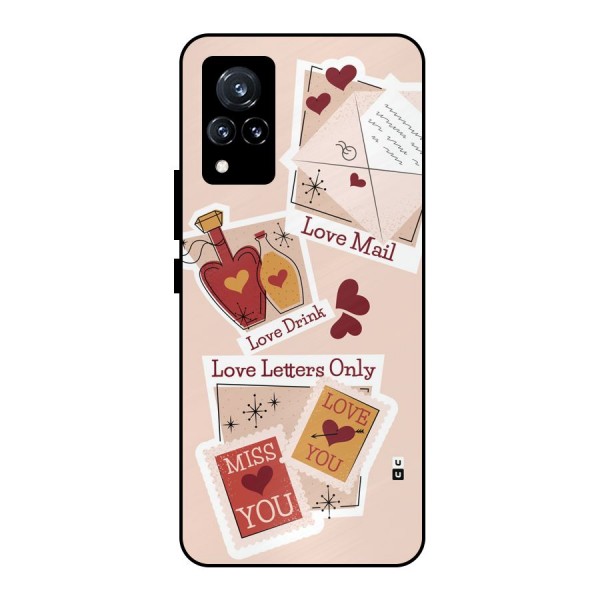 Love Language Metal Back Case for Vivo V21 5G