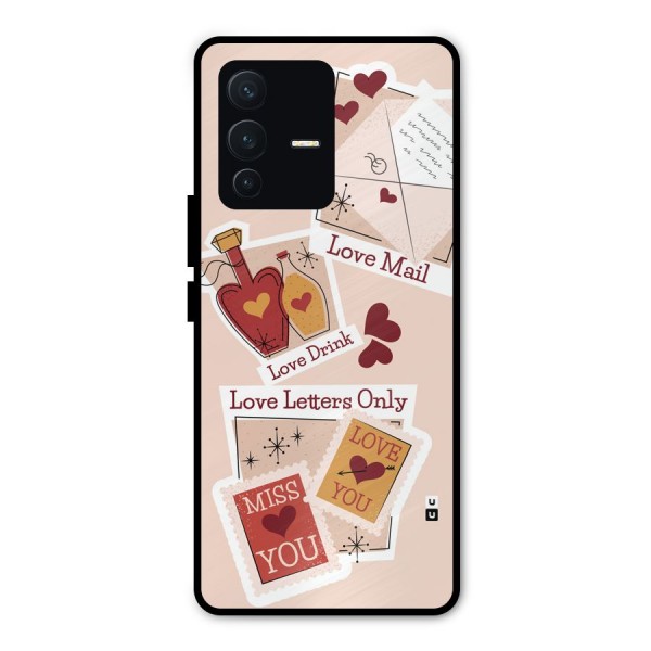 Love Language Metal Back Case for Vivo V23 Pro