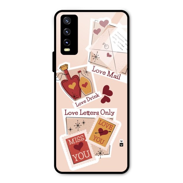 Love Language Metal Back Case for Vivo Y20 2021