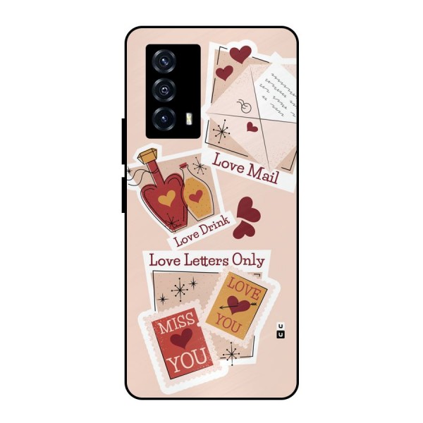 Love Language Metal Back Case for iQOO Z5