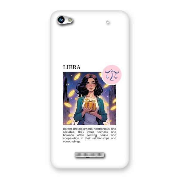 Love Libra Back Case for Canvas Hue 2 A316