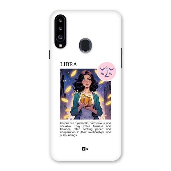 Love Libra Back Case for Galaxy A20s