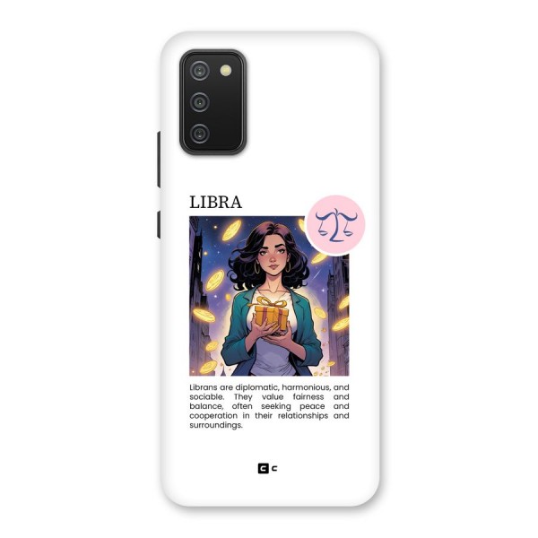 Love Libra Back Case for Galaxy F02s