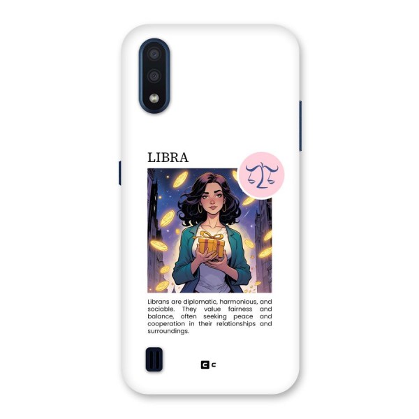 Love Libra Back Case for Galaxy M01