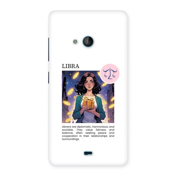 Love Libra Back Case for Lumia 540