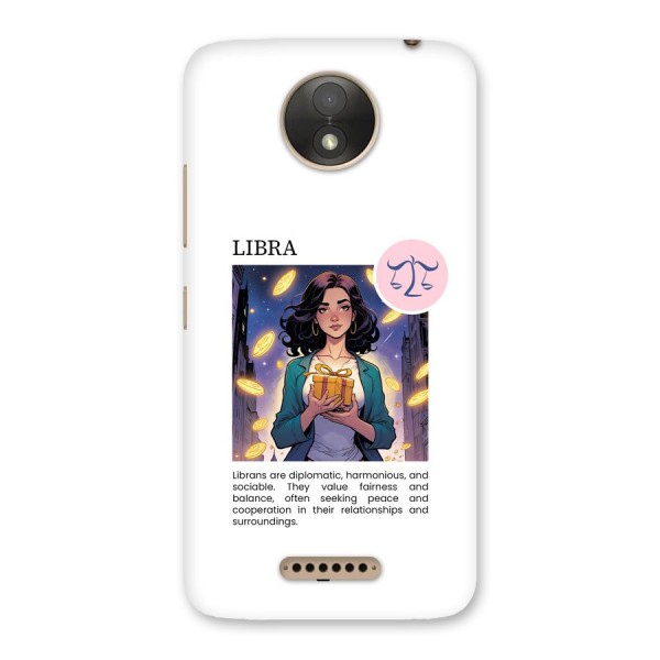 Love Libra Back Case for Moto C Plus