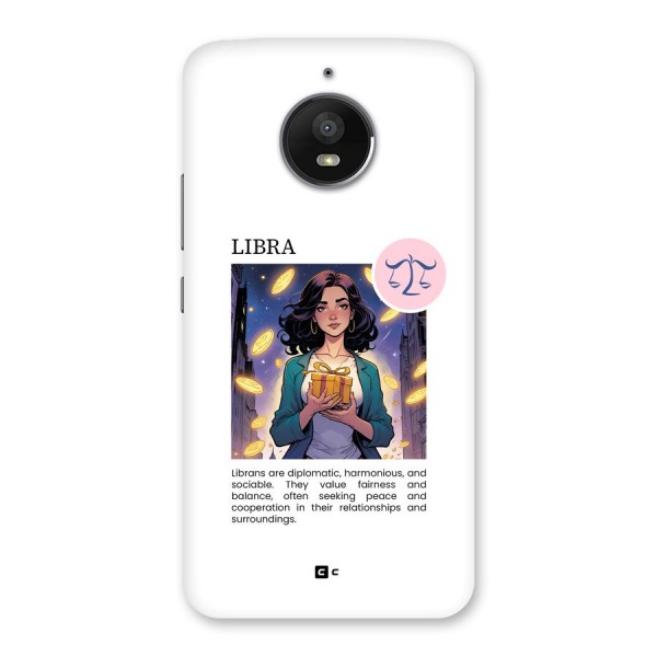 Love Libra Back Case for Moto E4 Plus