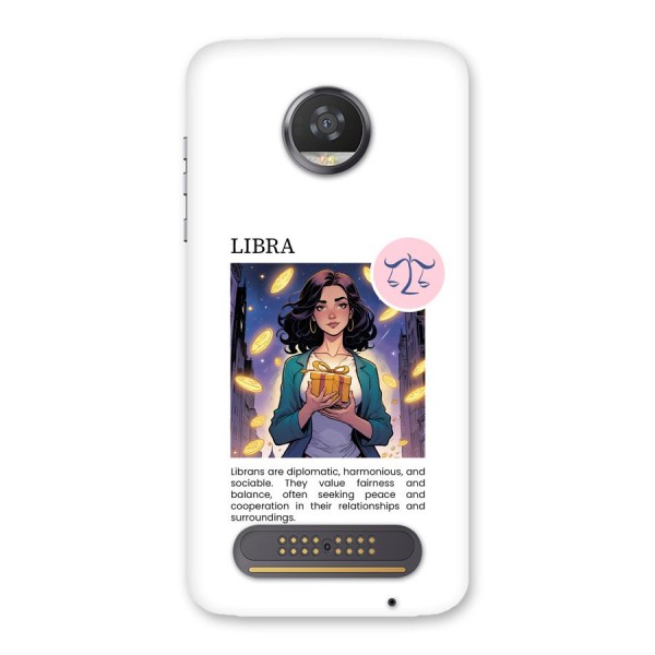 Love Libra Back Case for Moto Z2 Play