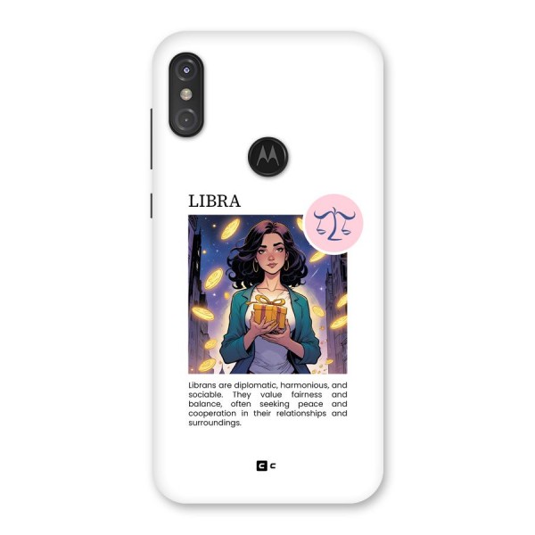 Love Libra Back Case for Motorola One Power