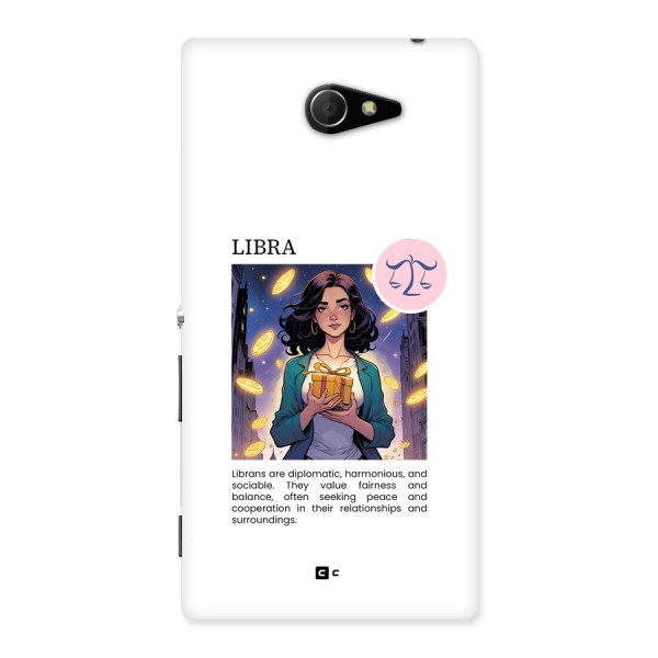 Love Libra Back Case for Xperia M2