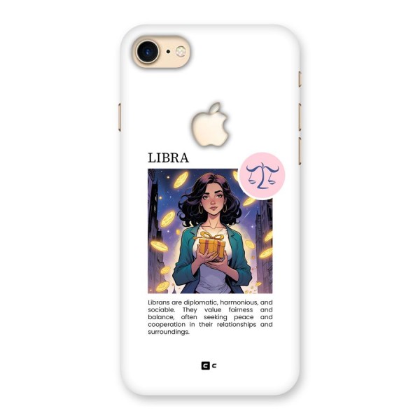Love Libra Back Case for iPhone 7 Apple Cut