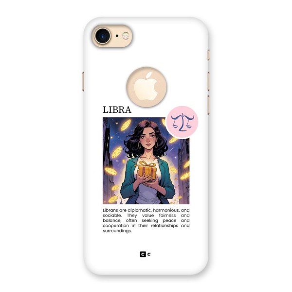 Love Libra Back Case for iPhone 8 Logo Cut