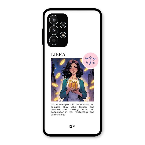 Love Libra Glass Back Case for Galaxy A23