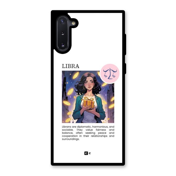 Love Libra Glass Back Case for Galaxy Note 10