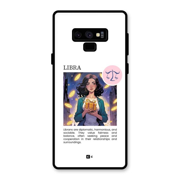 Love Libra Glass Back Case for Galaxy Note 9