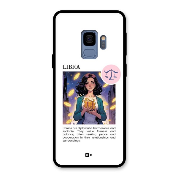 Love Libra Glass Back Case for Galaxy S9