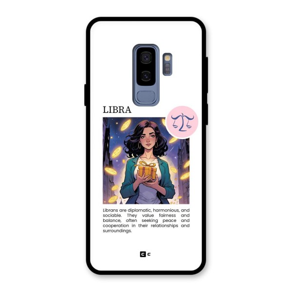 Love Libra Glass Back Case for Galaxy S9 Plus