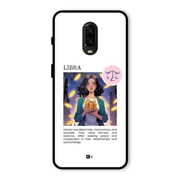 Love Libra Glass Back Case for OnePlus 6T