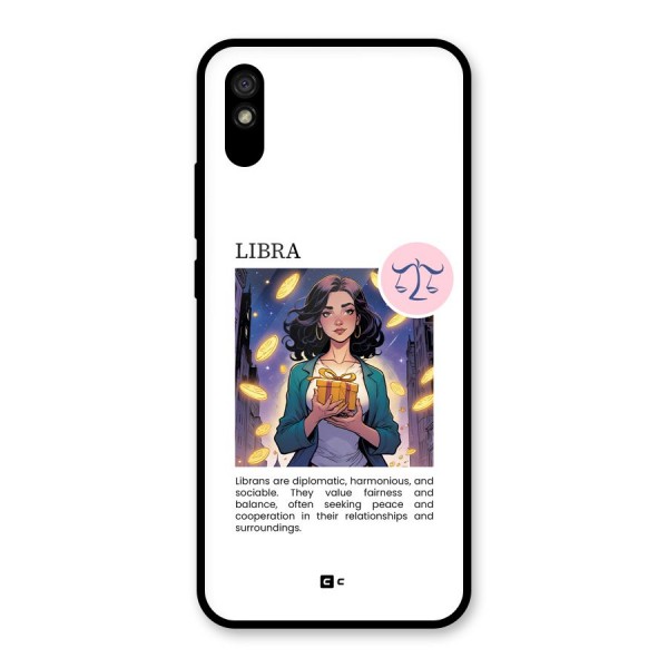 Love Libra Glass Back Case for Redmi 9i