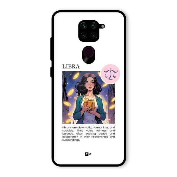 Love Libra Glass Back Case for Redmi Note 9