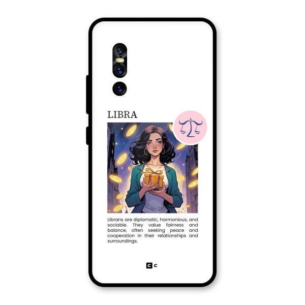 Love Libra Glass Back Case for Vivo V15 Pro