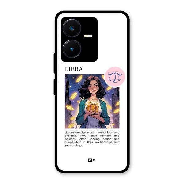 Love Libra Glass Back Case for Vivo Y22