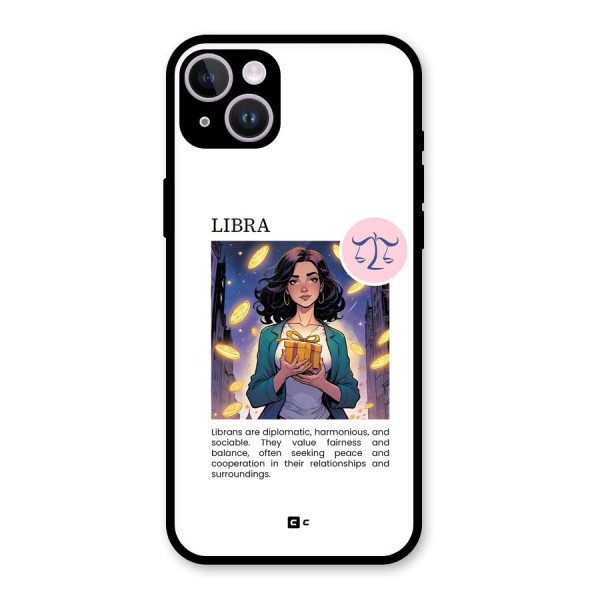 Love Libra Glass Back Case for iPhone 14 Plus