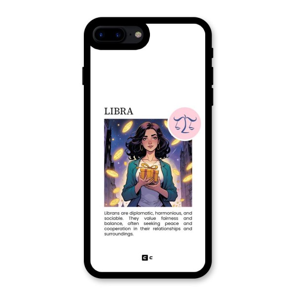 Love Libra Glass Back Case for iPhone 7 Plus