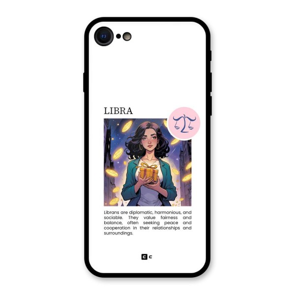 Love Libra Glass Back Case for iPhone 8