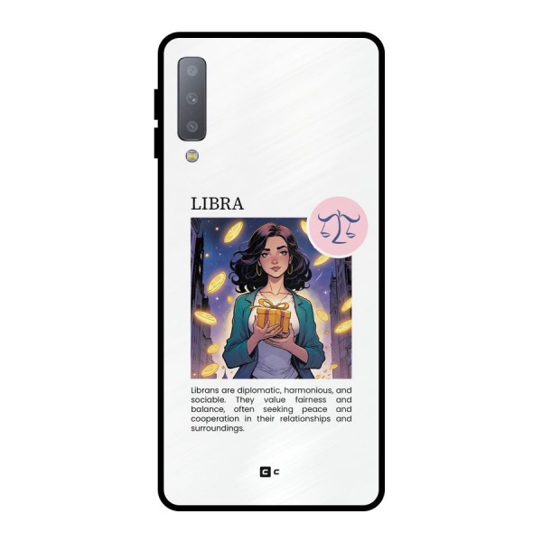 Love Libra Metal Back Case for Galaxy A7 (2018)