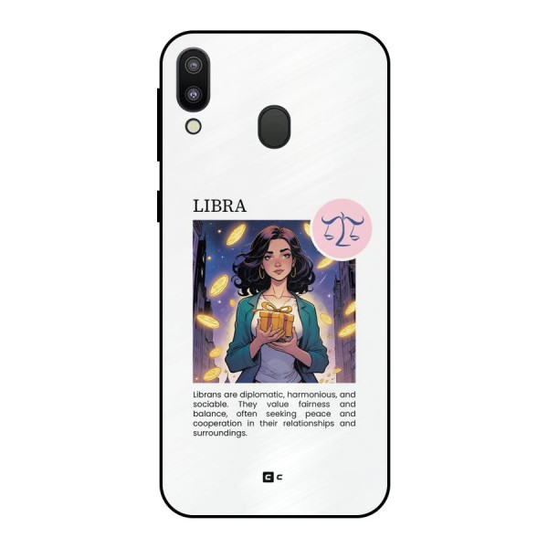 Love Libra Metal Back Case for Galaxy M20